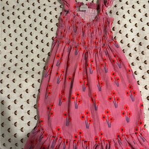 Hanna Andersson Pink and Red Floral Dress